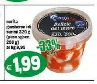 Il Castoro Supermercati Gamberi offerta