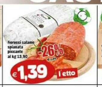 Il Castoro Supermercati Salame offerta