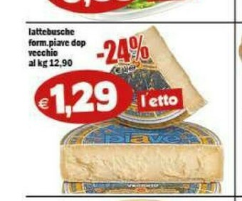 Il Castoro Supermercati Formaggio offerta