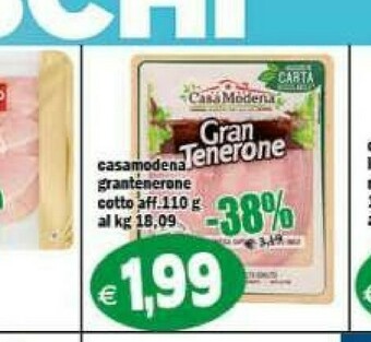 Il Castoro Supermercati Prosciutto cotto offerta