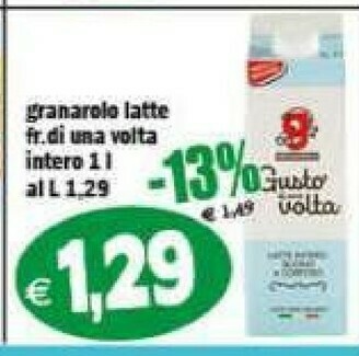 Il Castoro Supermercati Latte offerta