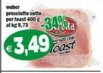 Il Castoro Supermercati Prosciutto cotto offerta