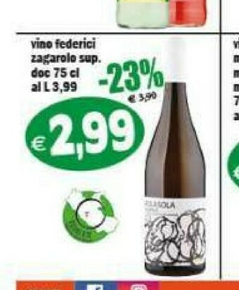 Il Castoro Supermercati Vino offerta