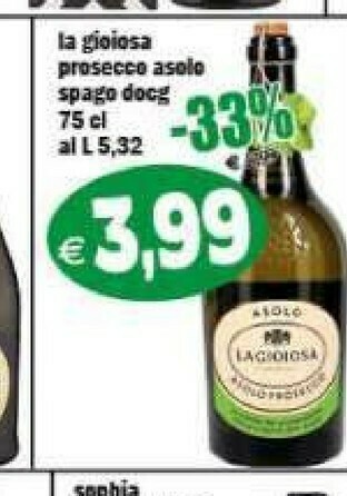 Il Castoro Supermercati Prosecco offerta