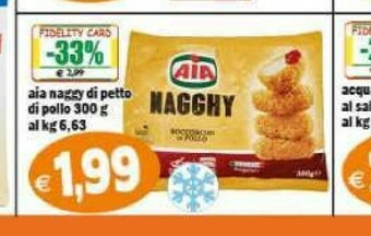 Il Castoro Supermercati Crocchette di pollo offerta