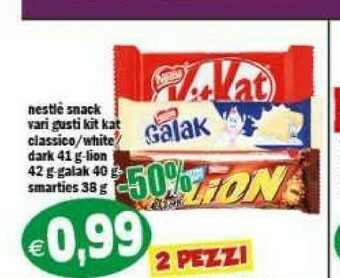 Il Castoro Supermercati Snack offerta