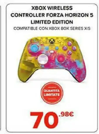 Gamestop Xbox wireless controller forza horizon 5 limited edition offerta