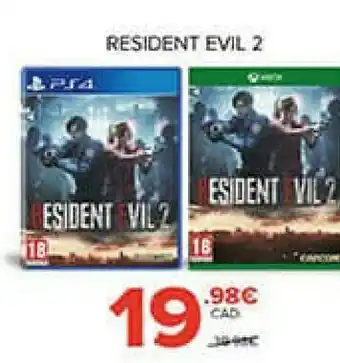 Gamestop Capcom resident evil 2, ps4 standard playstation 4 offerta