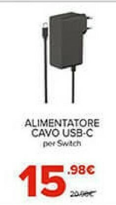 Alimentatore cavo usb-c