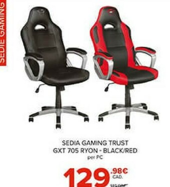 Gamestop Sedie ufficio offerta