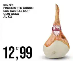 Vantaggio Cash&Carry King's prosciutto crudo san daniele dop con osso offerta