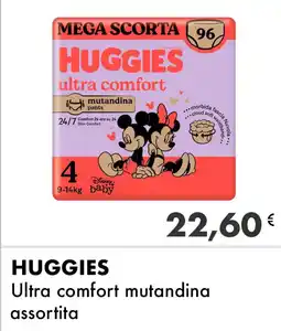 Iper Tosano HUGGIES Ultra comfort mutandina offerta