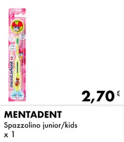 Iper Tosano MENTADENT Spazzolino junior/kids x 1 offerta