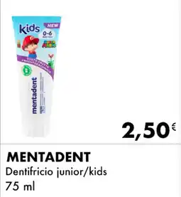 Iper Tosano MENTADENT Dentifricio junior/kids offerta
