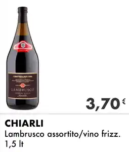 Iper Tosano CHIARLI Lambrusco assortito/vino frizz. offerta