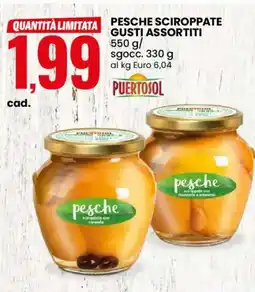 Eurospin Pesche sciroppate PUERTOSOL offerta