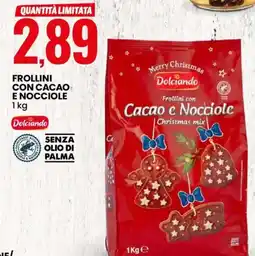Eurospin Frollini con cacao e nocciole Dolciando offerta