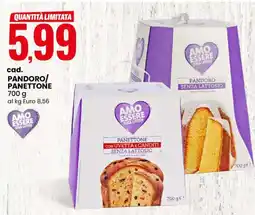 Eurospin Pandoro/ panettone AMO ESSERE offerta