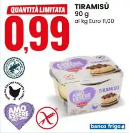 Eurospin Tiramisù AMO ESSERE offerta