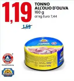 Eurospin Τοννο all'olio d'oliva offerta