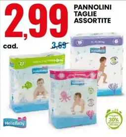 Eurospin Pannolini taglie offerta