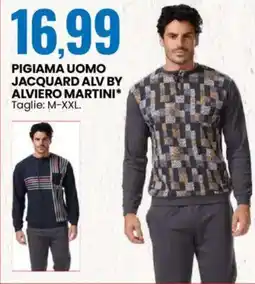 Eurospin Pigiama uomo jacquard alv by alviero MARTINI offerta