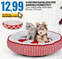Eurospin Cuscino natalizio per animali domestici offerta