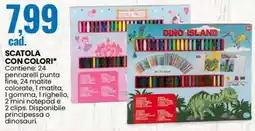 Eurospin Scatola con colori offerta