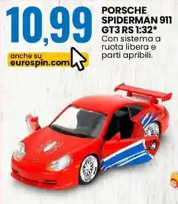 Eurospin Porsche spiderman 911 GT3 RS offerta