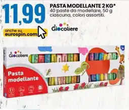 Eurospin Pasta modellante Giocoliere offerta