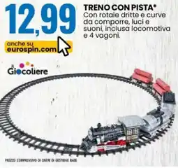 Eurospin Treno con pista Giocoliere offerta