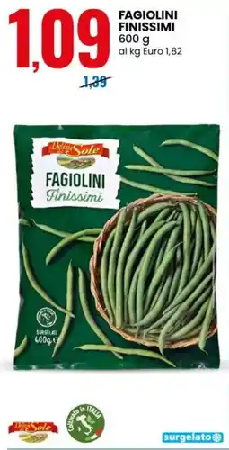 Eurospin Fagiolini finissimi Delizie Sale offerta