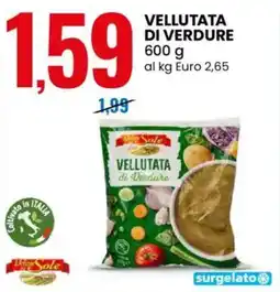 Eurospin Vellutata di verdure Delizie Sole offerta