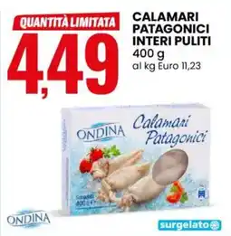 Eurospin Calamari patagonici interi puliti ONDINA offerta