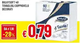 A&O Bulkysoft 40 tovaglioli doppiovelo decorati offerta