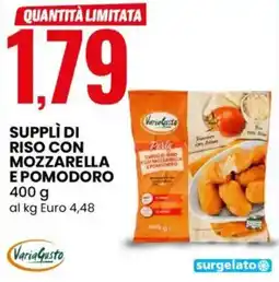 Eurospin Supplì di riso con mozzarella e pomodoro VariaGusto offerta