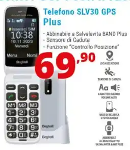 Comet Telefono SLV30 GPS Plus BEGHELLI offerta