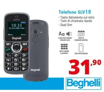 Telefono SLV10 Beghelli