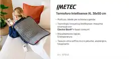 Euronics IMETEC Termoforo Intellisense XL 38x50 cm offerta