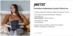 Euronics IMETEC Termoforo Intellisense Comfort 35x40 cm offerta