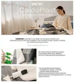 Euronics IMETEC Caldo Plaid offerta