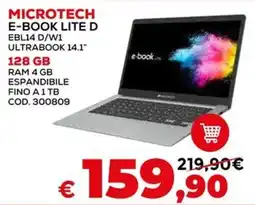 Conforama MICROTECH E-BOOK LITE D EBL14 D/W1 ULTRABOOK 14.1" offerta