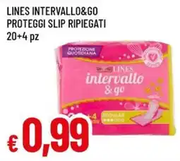 A&O LINES intervallo&go proteggi slip ripiegati offerta