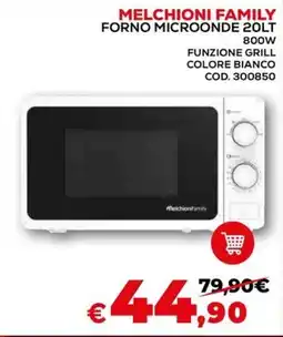 Conforama Melchioni family forno microonde offerta