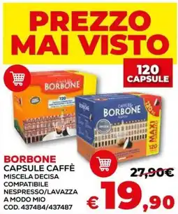 Conforama Borbone capsule caffè offerta