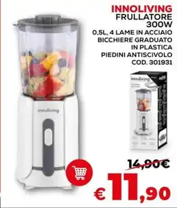 Conforama Innoliving frullatore 300W offerta