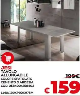 Conforama Jesi tavolo allungabile offerta