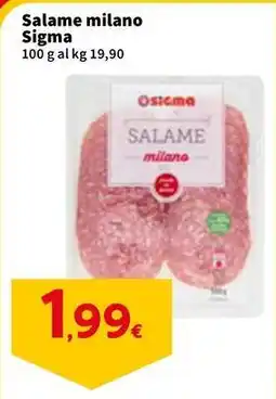 Sigma Salame milano Sigma offerta