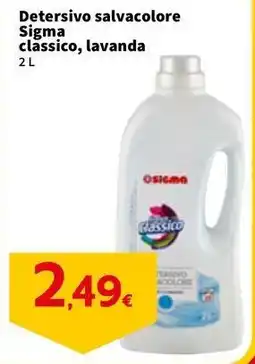 Sigma Detersivo salvacolore Sigma classico, lavanda offerta