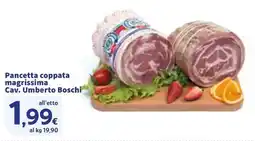 Sigma Pancetta coppata magrissima Cav. Umberto Boschi offerta